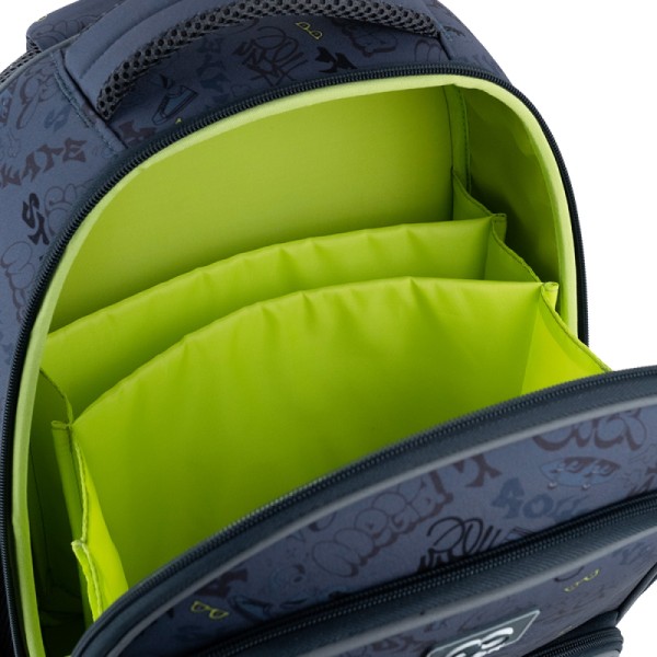 Рюкзак каркасний "GoPack" Education Super Skater 2від.,3карм. №GO25-597M-4(8)