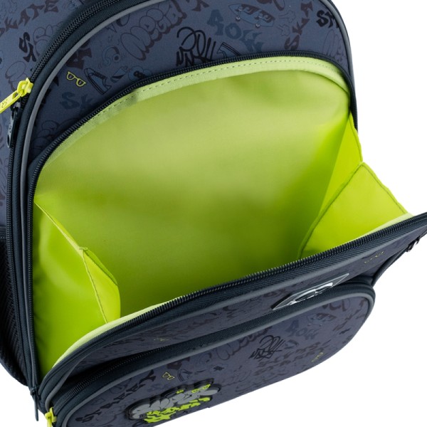 Рюкзак каркасний "GoPack" Education Super Skater 2від.,3карм. №GO25-597M-4(8)