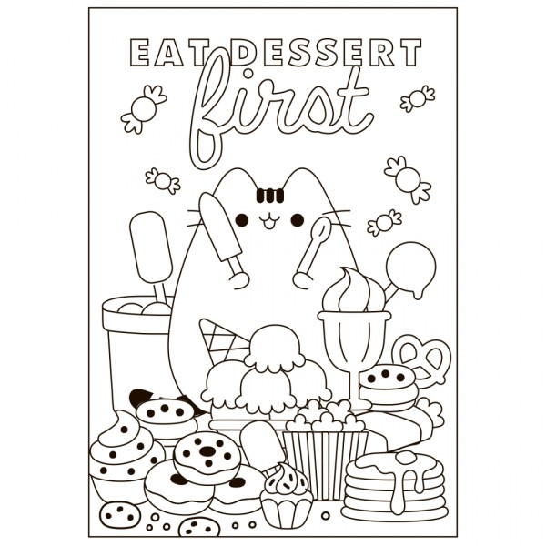 Розмальовка А4 "Pusheen 2" 12стор. №743274/Yes/(100)