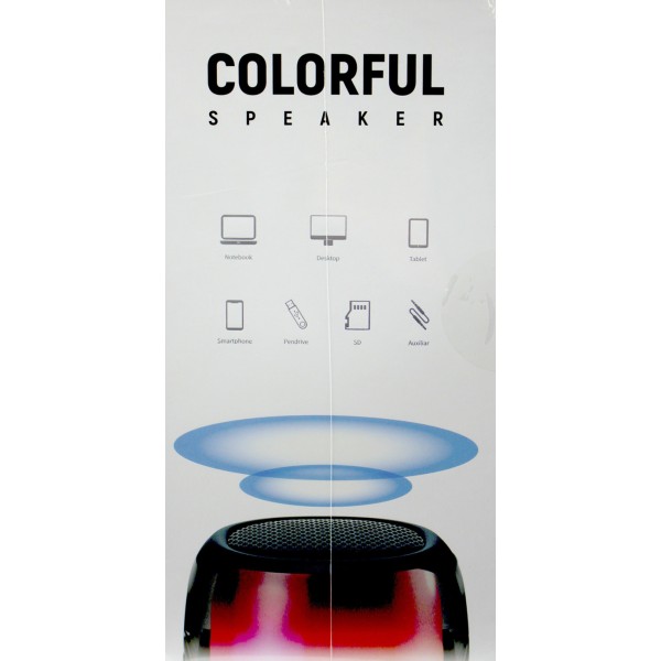 АС BT WIWU P40 Max Thunder Transparent LED Light blue/Breidon/
