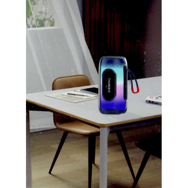 АС BT WIWU P40 Max Thunder Transparent LED Light blue/Breidon/