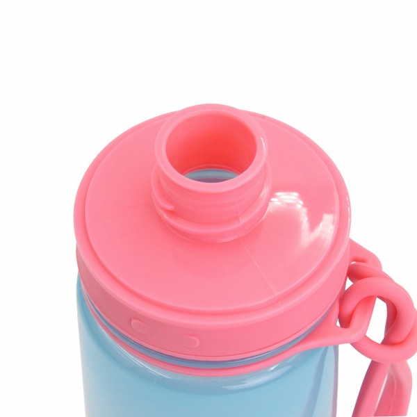 Пляшка для води пласт. "Yes" Fusion 400мл рожево-блакитна №708316(25)