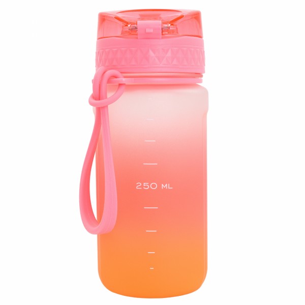 Пляшка для води пласт. "Yes" Fusion 500мл рожева софт тач №708323(25)