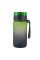 Пляшка для води пласт. "Yes" Fusion 500мл сіро-зелена, софт тач №708324(25)
