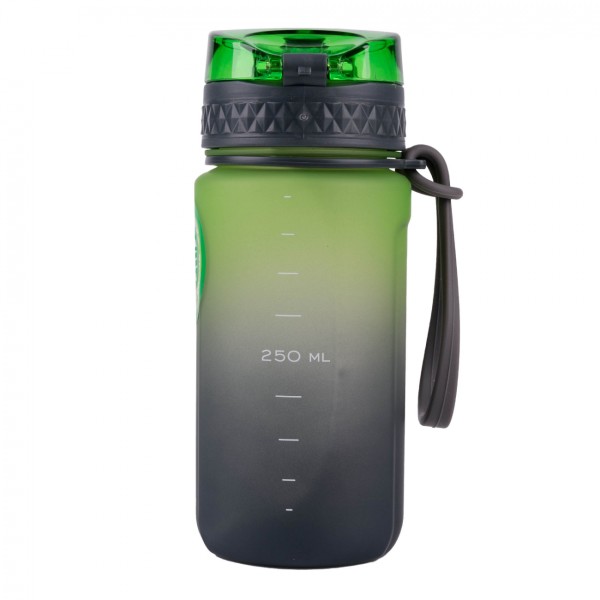 Пляшка для води пласт. "Yes" Fusion 500мл сіро-зелена, софт тач №708324(25)