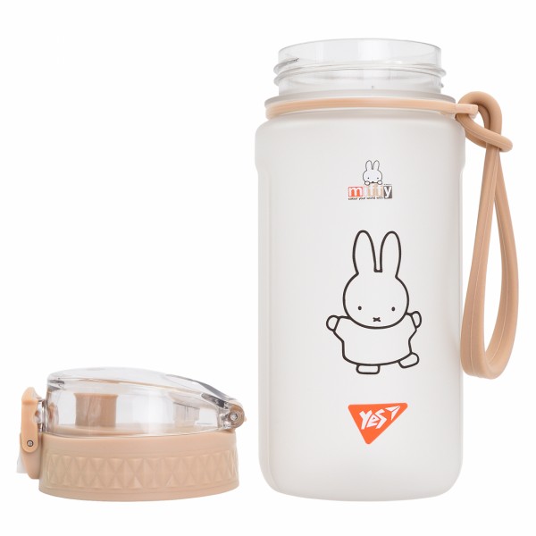 Пляшка для води пласт. "Yes" Miffy 500мл софт тач №708322(25)