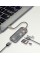 Адаптер перехідник WIWU Cyber HUB 5in1 Type C > USB3x3 > SD > Micro SD CB005 grey/Breidon/