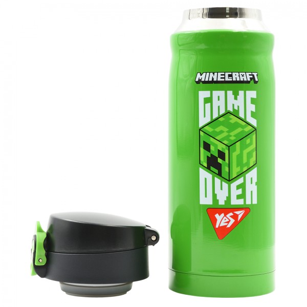 Термос метал. 0,35л "Yes" Minecraft зелений №708329(30)
