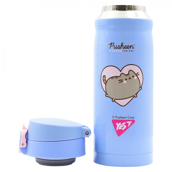 Термос метал. 0,35л "Yes" Pusheen блакитний №708331(30)