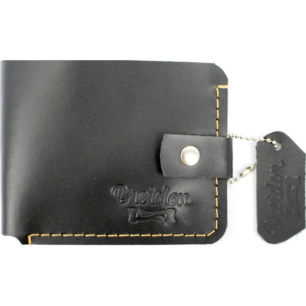 Гаманець "Plain" шкіра чорний/Breidon/