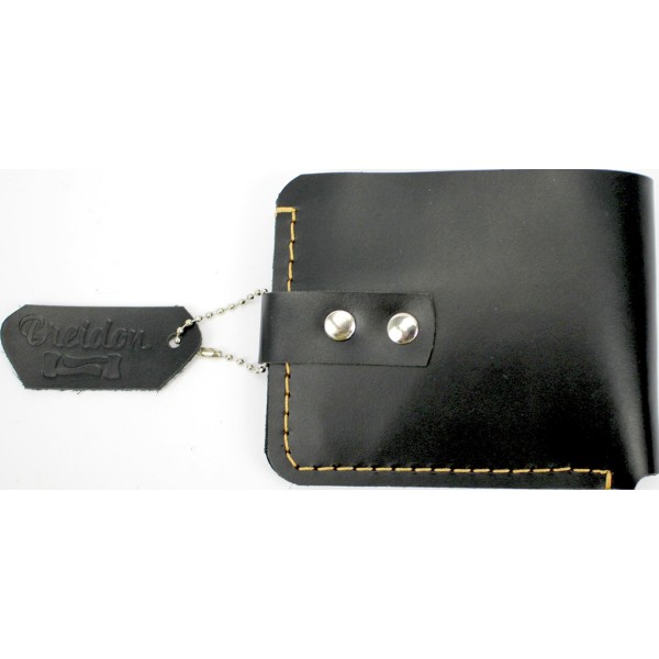 Гаманець "Plain" шкіра чорний/Breidon/