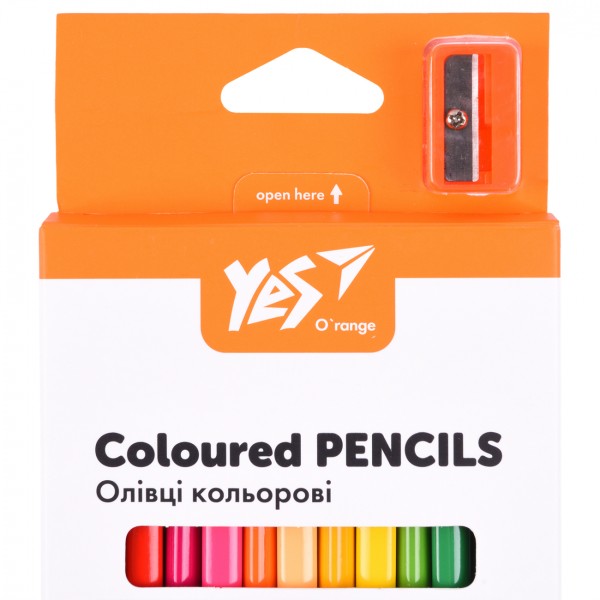 Олівці кольор. 18 кольор. "Yes" №290739 O'range Line з точилкою(8)(160)