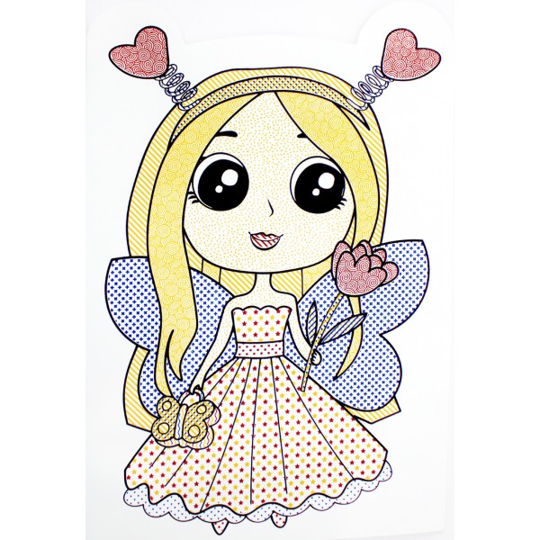 Розмальовка А4 для малят "Видання для дозвілля" Water Book 3+ мікс №РМ-82/Апельсин/(16)