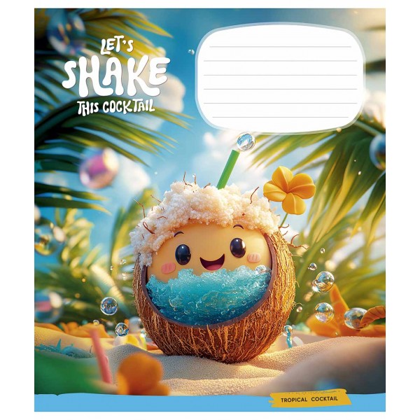 Зошит 12арк. кліт. Школярик (хлопч.) ВД-лак №012-3541K(30)(300)