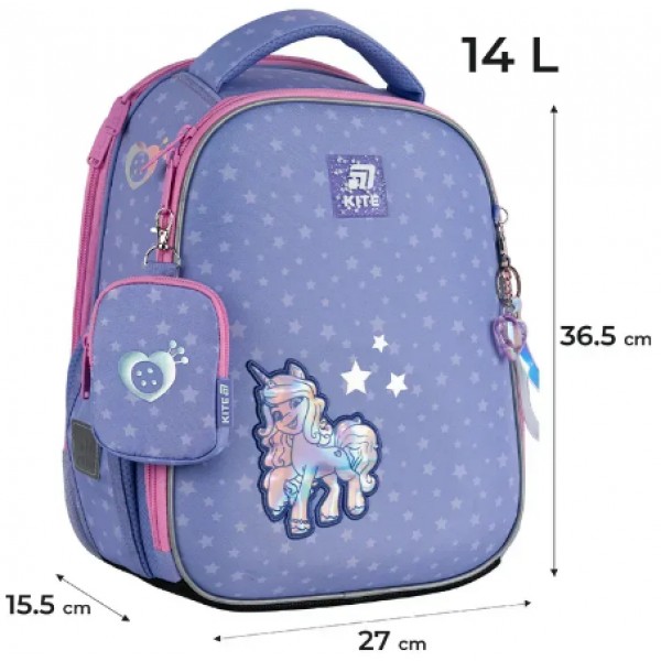 Рюкзак каркасний "Kite" Education LP 2від.,2карм. №LP25-555S(4)(6)