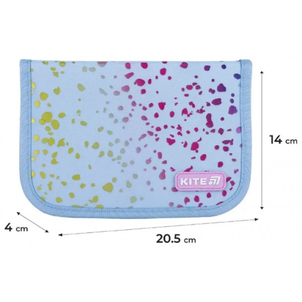 Пенал "Kite" Shiny 1від.,б/н,з 1 відворотом №K25-621-3(48)