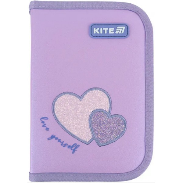 Пенал "Kite" Sweetheart 1від.,б/н,з 1 відворотом №K25-621-1(48)