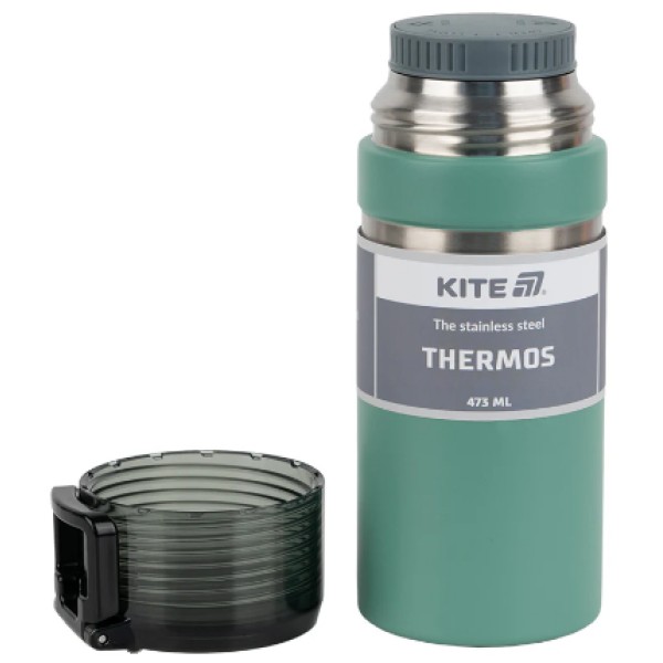 Термос 0,47л "Kite" зелений №K25-320-2