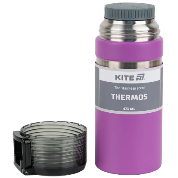 Термос 0,47л "Kite" фіолетовий №K25-320-3