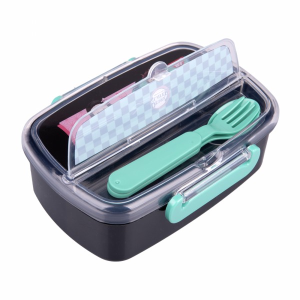 Ланч бокс пласт. "Yes" 750мл Demon Slayer з приладдям №708275(12)(48)