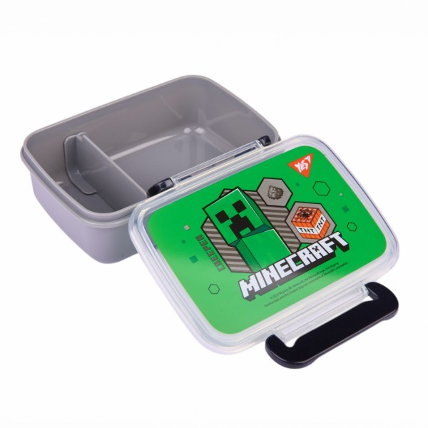 Ланч бокс пласт. "Yes" 420мл Minecraft.Creepe №708362(12)(72)