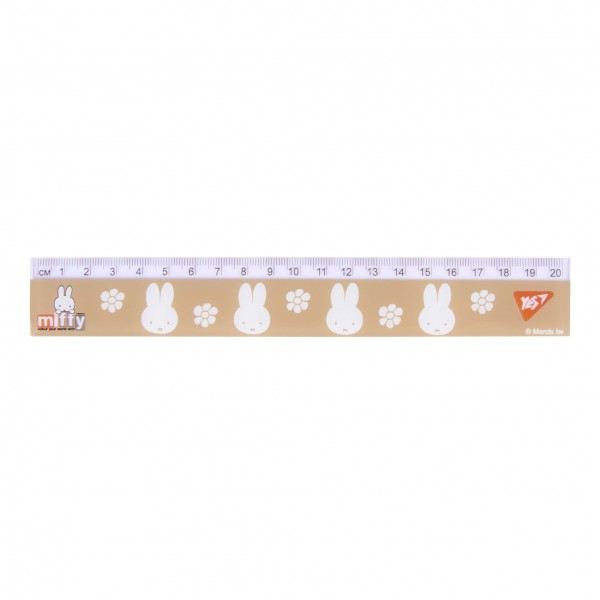 Лінійка пласт. 20см "Yes" Miffy №370686(20)(100)