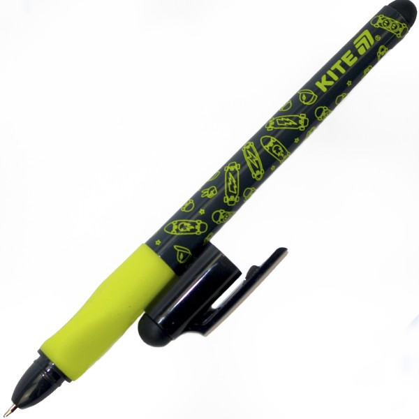 Ручка кульк. "Kite" №K25-099-1 Easy Start Skate 0,7мм синя(24)(192)