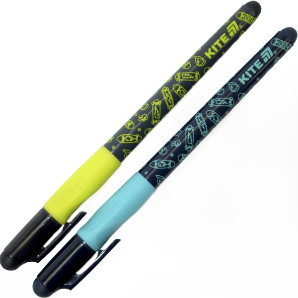 Ручка кульк. "Kite" №K25-099-1 Easy Start Skate 0,7мм синя(24)(192)