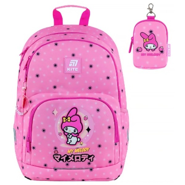 Рюкзак "Kite" Education My Melody 2від.,3карм. №HK25-585M-2(6)