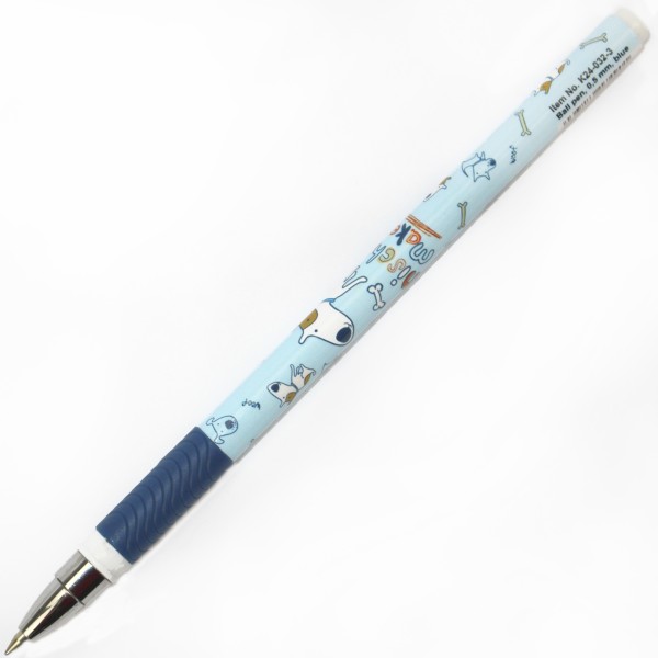 Ручка кульк. "Kite" №K24-032-3 Dog синя(28)(1260)