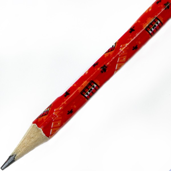 Олівець гр. "Yes" №280635 Minecraft. HB TNT круг. з гумкою,в пласт. тубі(36)(540)