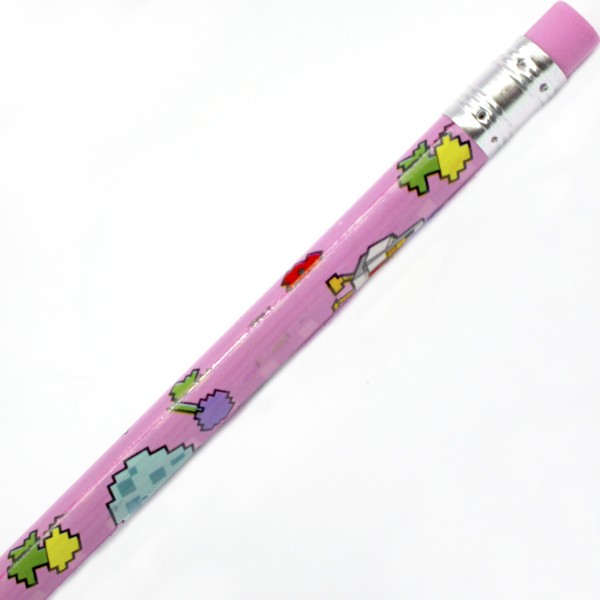 Олівець гр. "Yes" №280684 Minecraft.Spring HB круг. з гумкою,в пласт. тубі(36)(540)