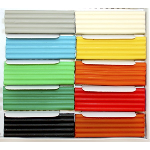 Пластилин 10 цветов 200 гр Липландия/Пластиленд Тетрада (20)