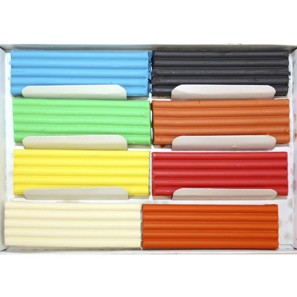 Пластилин 8 цветов 160 гр Липландия/Пластиленд Тетрада (30)