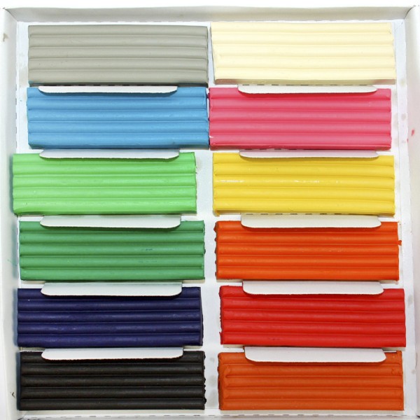 Пластилин 12 цветов 240 гр Липландия/Пластиленд Тетрада (20)