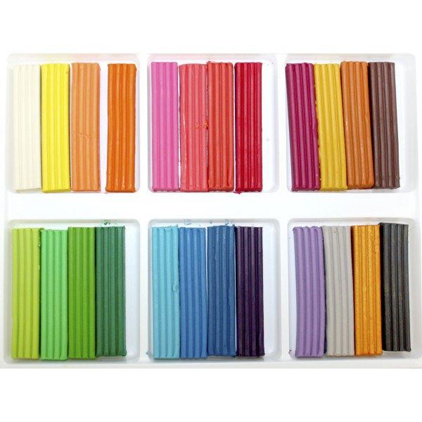 Пластилин 24 цвета 370 гр Липландия/Пластиленд Тетрада (20)