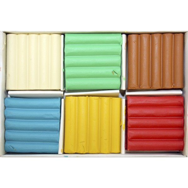 Пластилін 6 кольорів 110 гр Ліпландія/Пластіленд Тетрада (21) 461374/461341