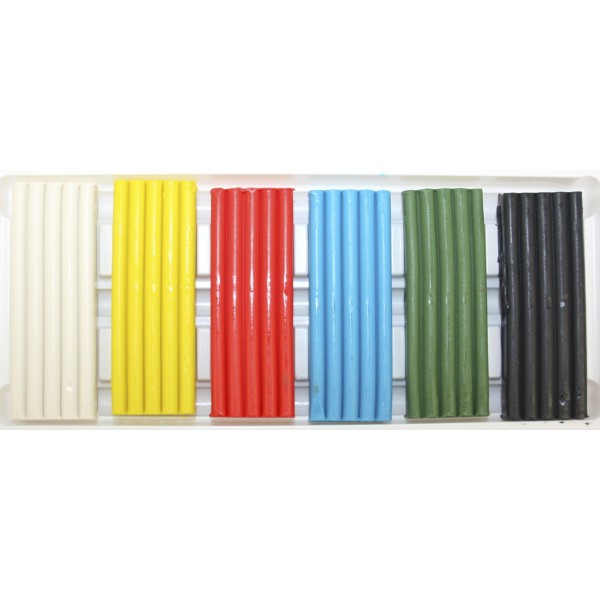 Пластилін 6 кольорів 130 гр Школярик (24) №303116001 