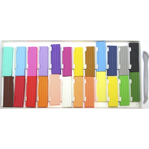 Пластилін "Class" МАХІ 24 кольор.х 20гр №7661С(20)