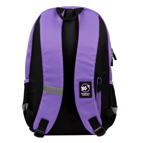 Рюкзак "Yes" T-113 Р-25  Lilac Cubes 2від.,4карм. №559966(10)