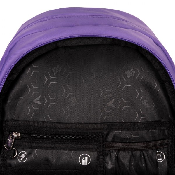 Рюкзак "Yes" T-113 Р-25  Lilac Cubes 2від.,4карм. №559966(10)