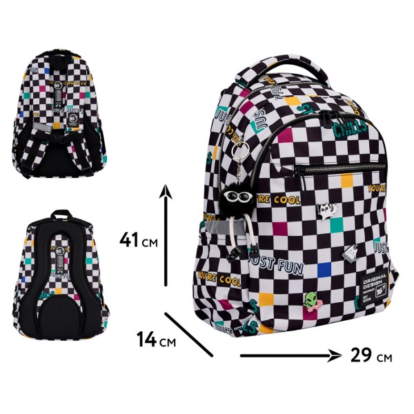 Рюкзак "Yes" T-54 Р-25  Just Fun 2від.,3карм. №559959(10)