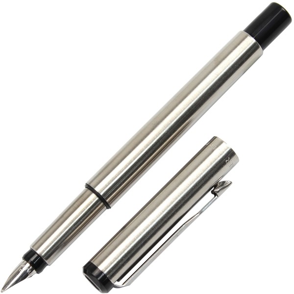 Ручка чернильная Parker Vector сталь 05011