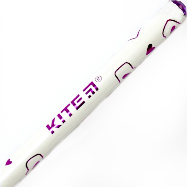 Олівець гр. "Kite" №K24-059-1 Hearts з кристалом,білий корпус,в тубі(36)(432)
