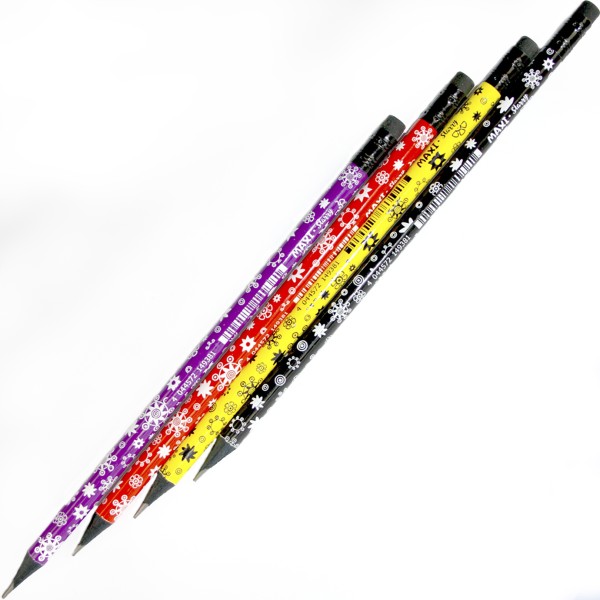 Олівець гр. "Maxi" №MX14938 Starry HВ корпус асорті(12)(144)(2880)