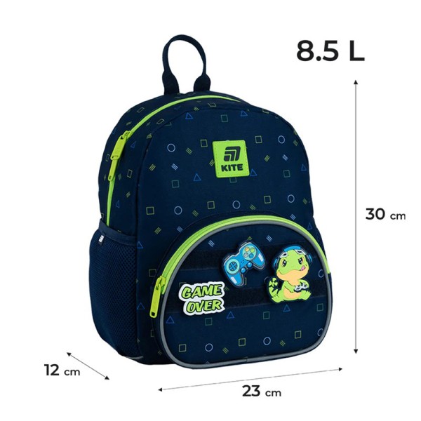 Рюкзак "Kite" Kids Dino Gamer 1від.,3карм. №K25-2727XS-5(6)
