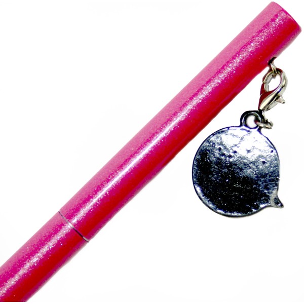 Ручка кульк.метал. "Maxi" №MX16338 OK,з брелоком,синя(10)(50)