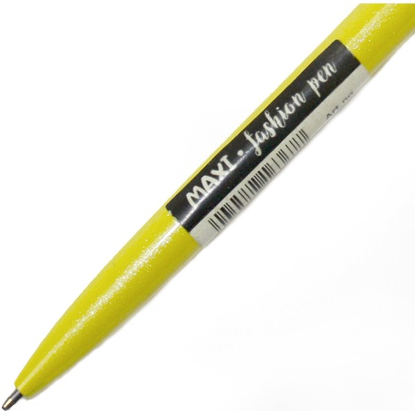 Ручка кульк.метал. "Maxi" №MX16367 з брелоком-китичкою,синя(50)