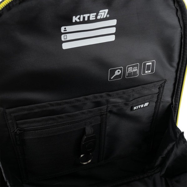 Рюкзак каркасний "Kite" Education DC Batman 2від.,3карм. №DC25-556M(4)