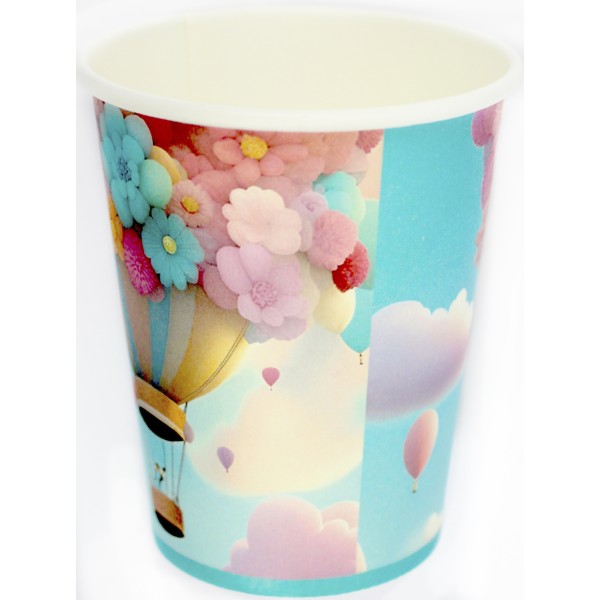 Стакан паперовий дитячий 200мл мікс (10) (1000)